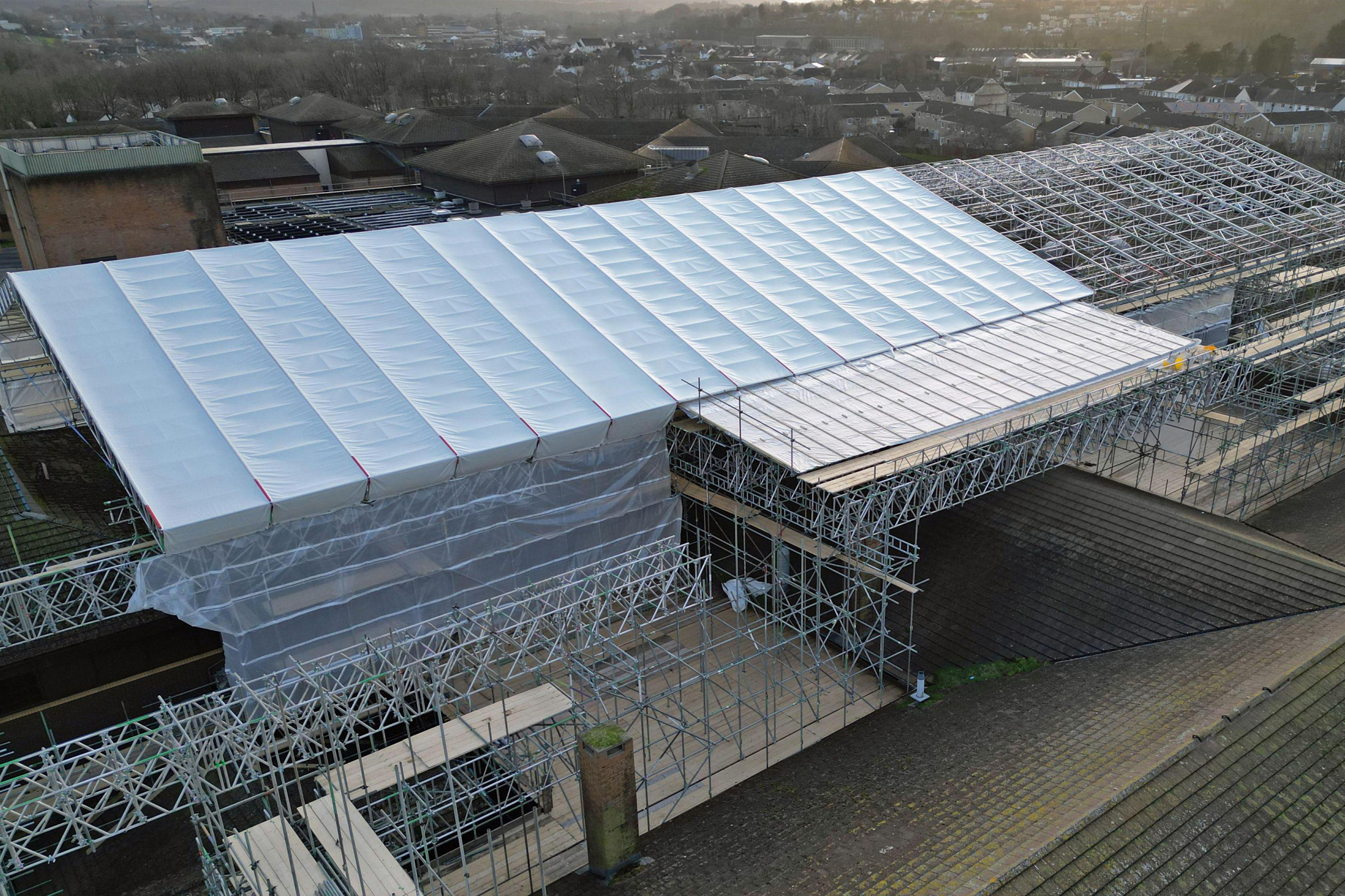 Reroofing Princess of Wales Hospital