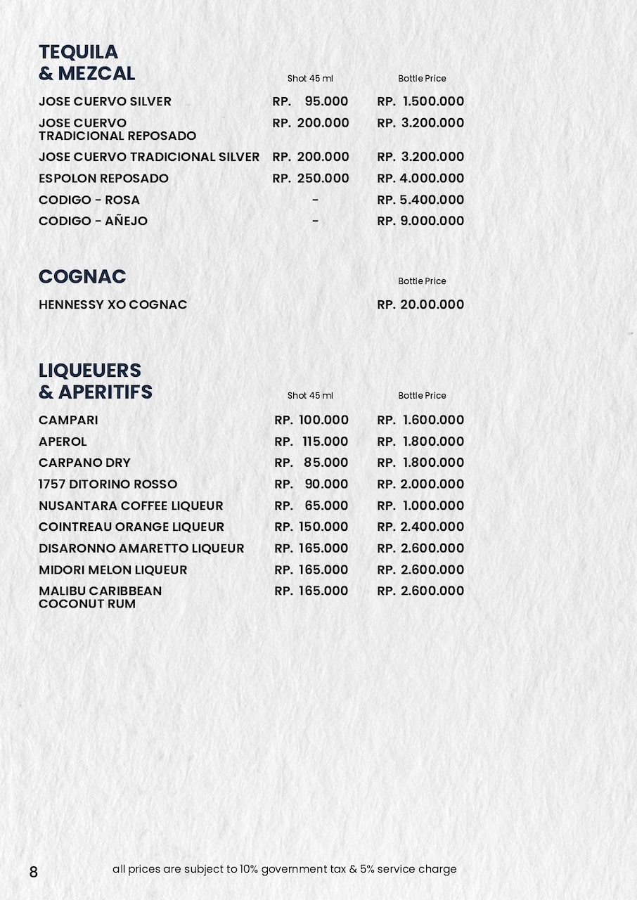 Drink Menu Page 8