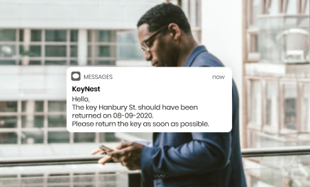 Missing keys sms reminder