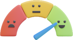 green to red emotion meter